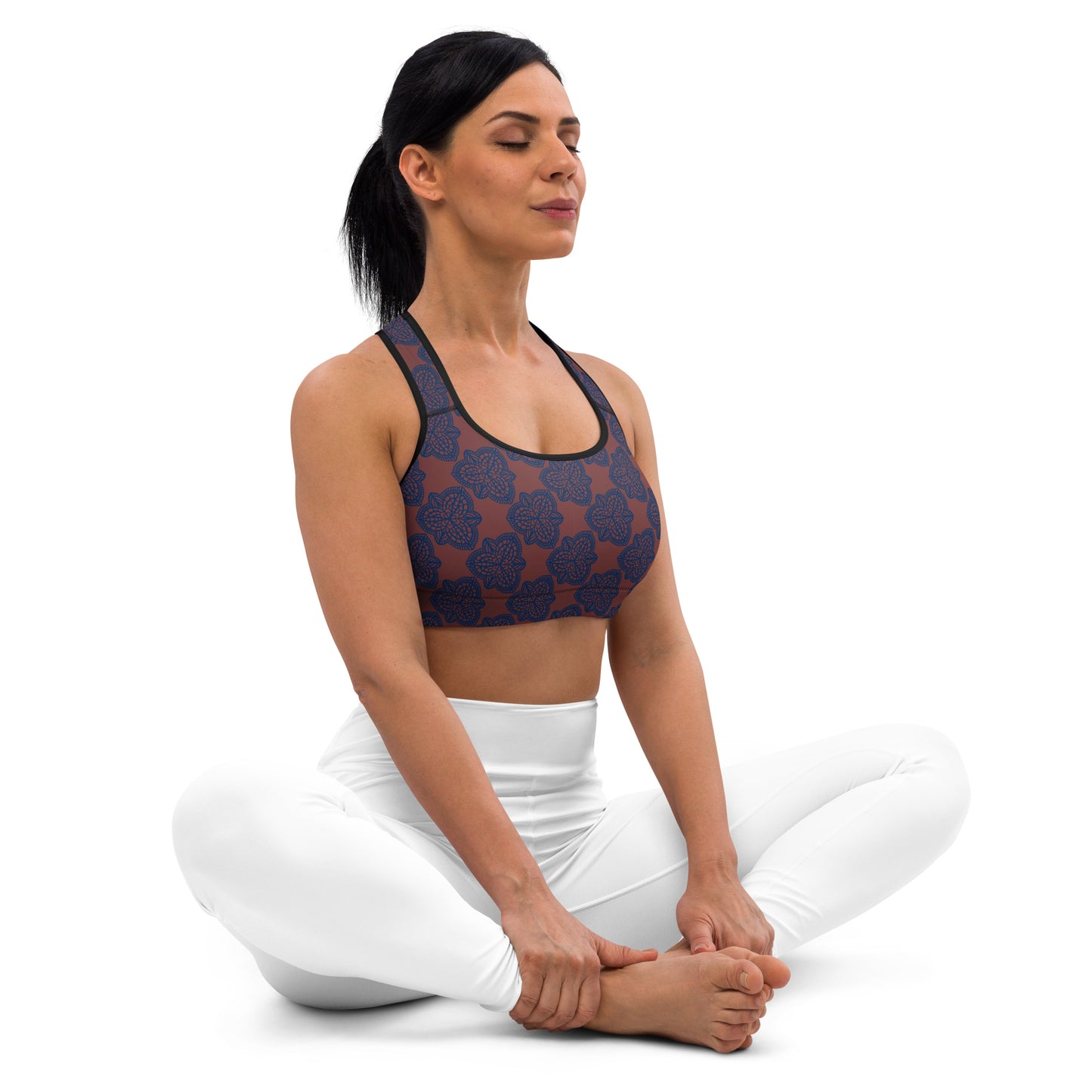 Joyful Sounds of Om Padded Sports Bra