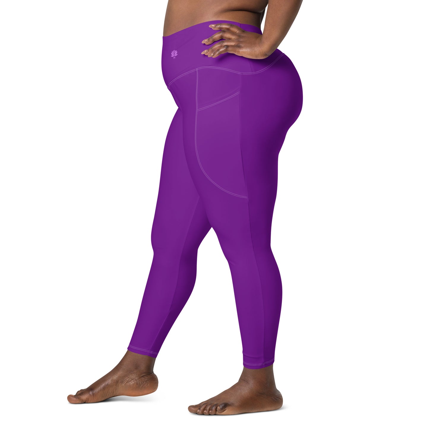 Y4L Purple Leggings with Pockets