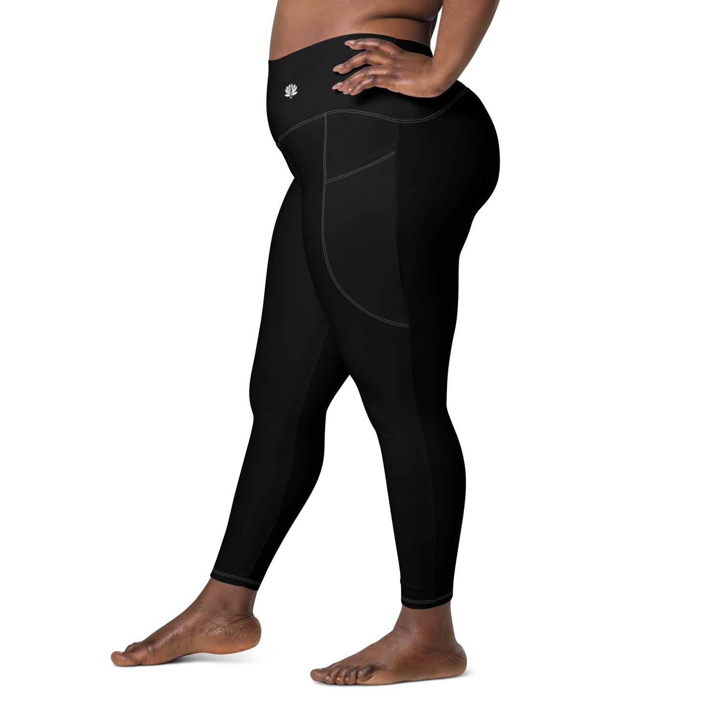 Y4L Black Leggings with Pockets