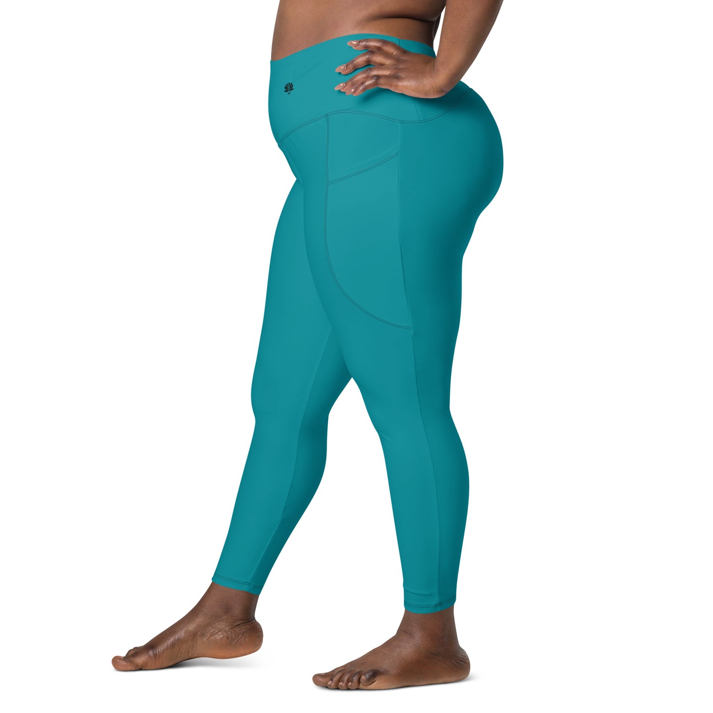 Y4L Teal Leggings with Pockets