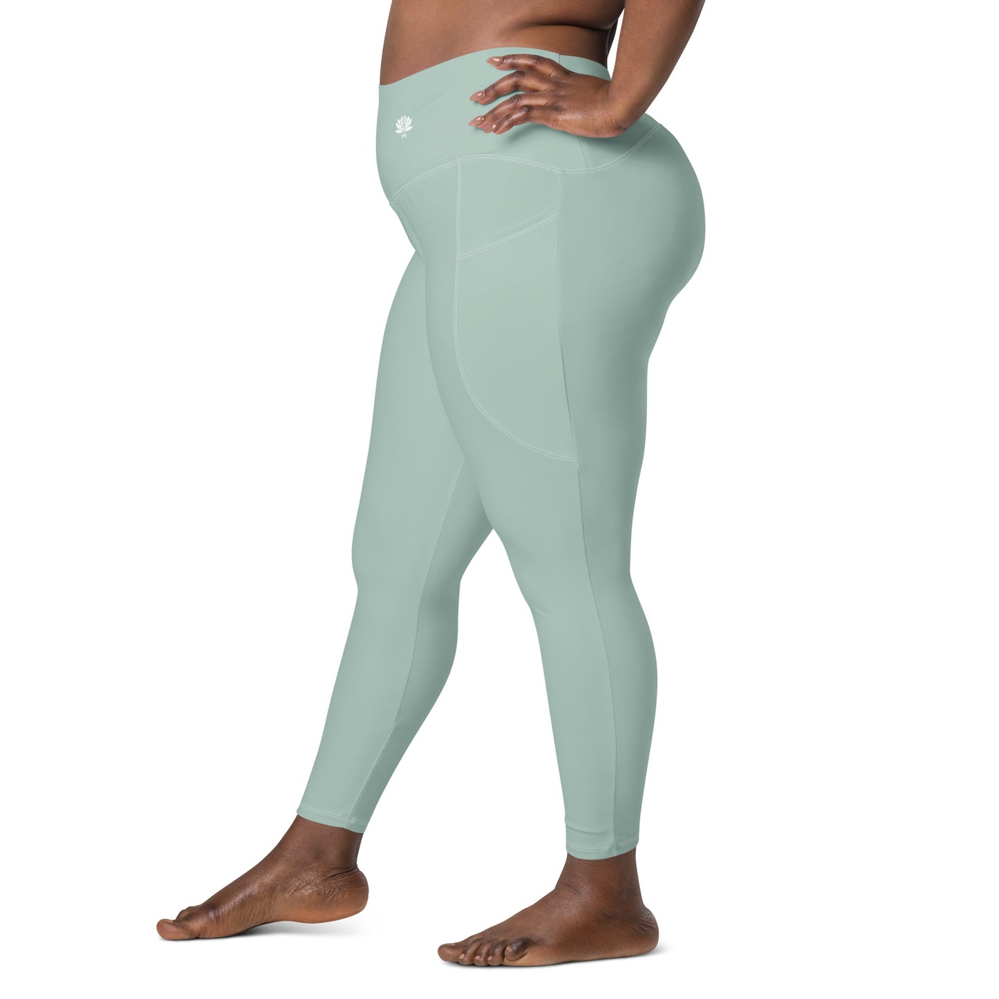 Y4L Green Tea Leggings with Pockets