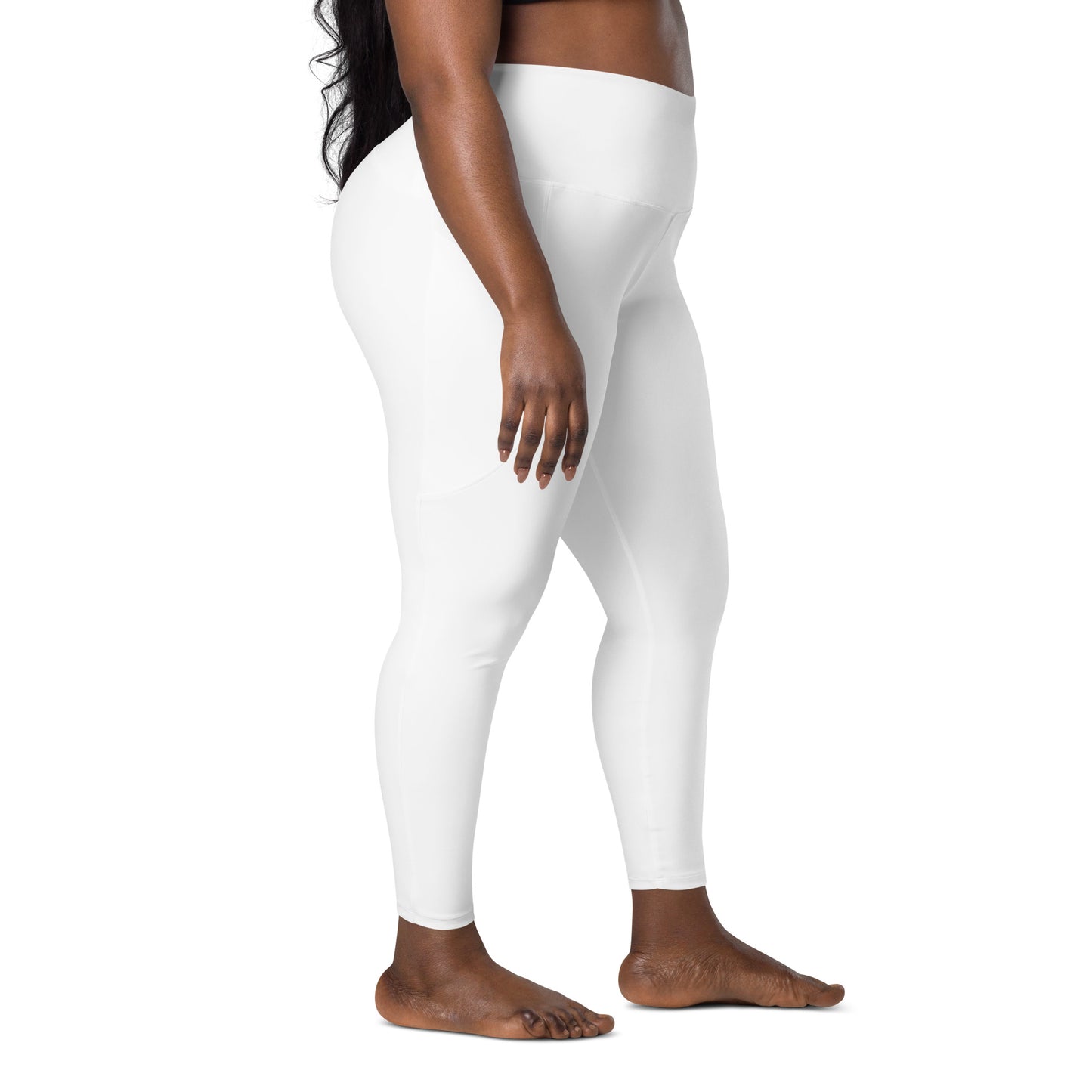 Y4L White Leggings with Pockets