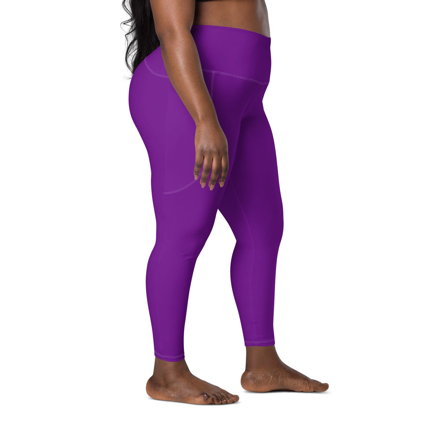 Y4L Purple Leggings with Pockets