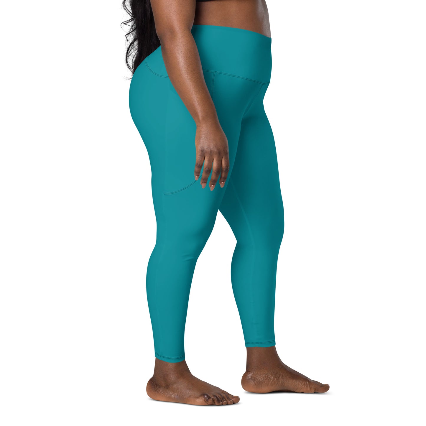 Y4L Teal Leggings with Pockets