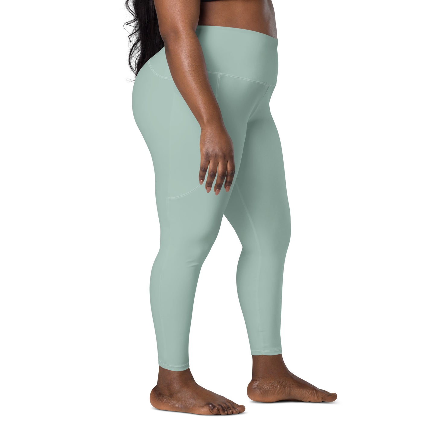 Y4L Green Tea Leggings with Pockets