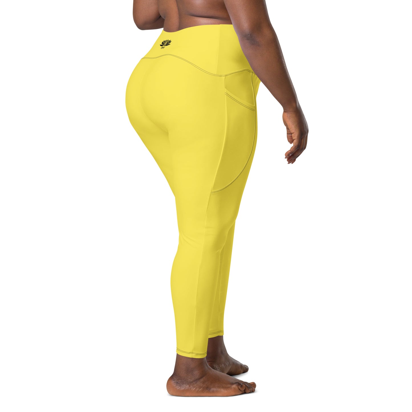 Y4L Yellow Leggings with Pockets