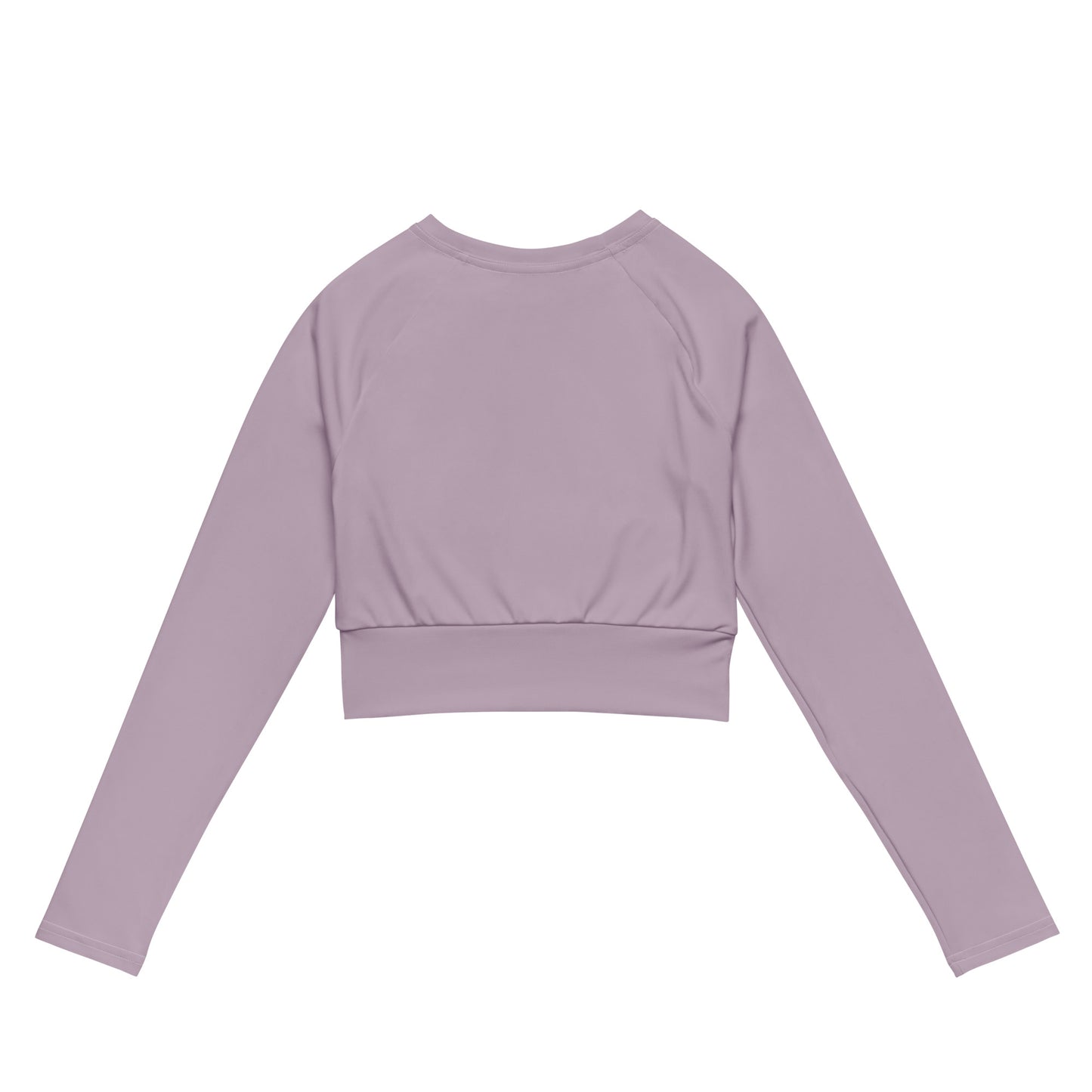 Y4L Rose Pink Recycled Long-sleeve Crop Top