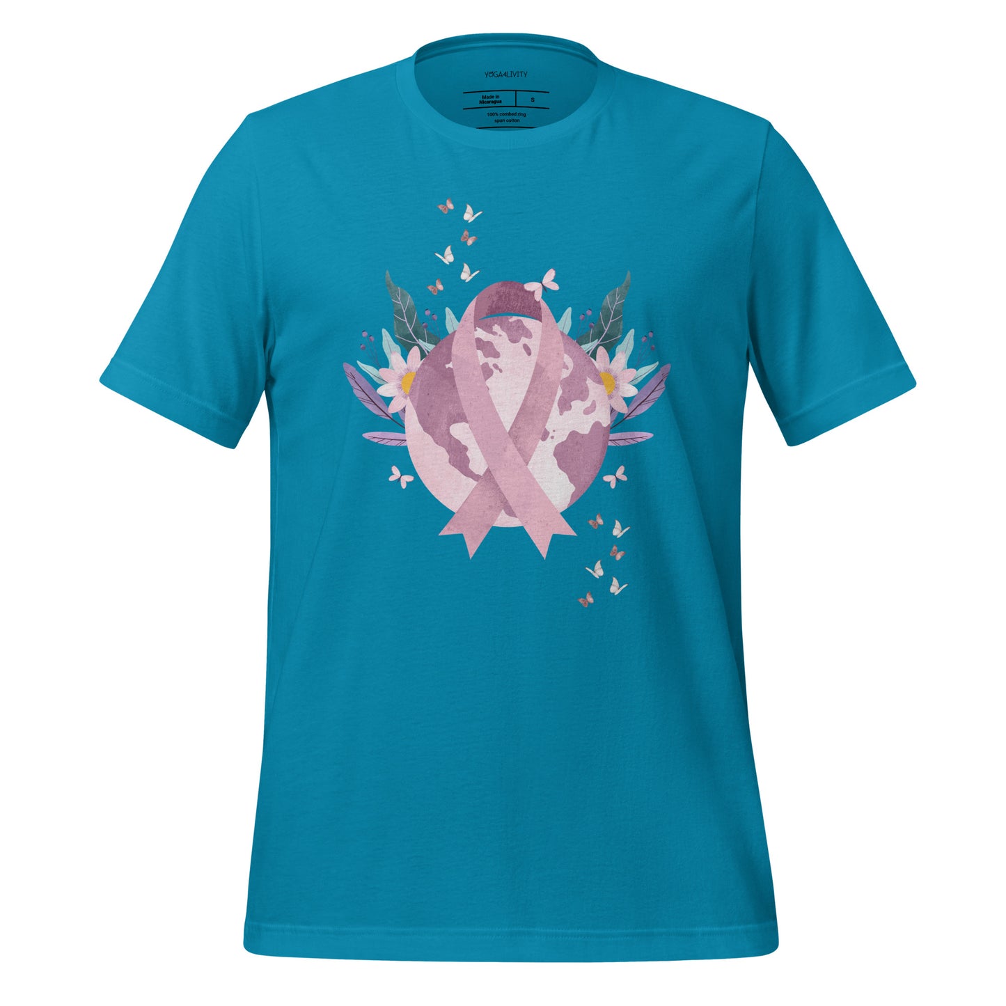 Breast Cancer Awareness Global Peace T-shirt