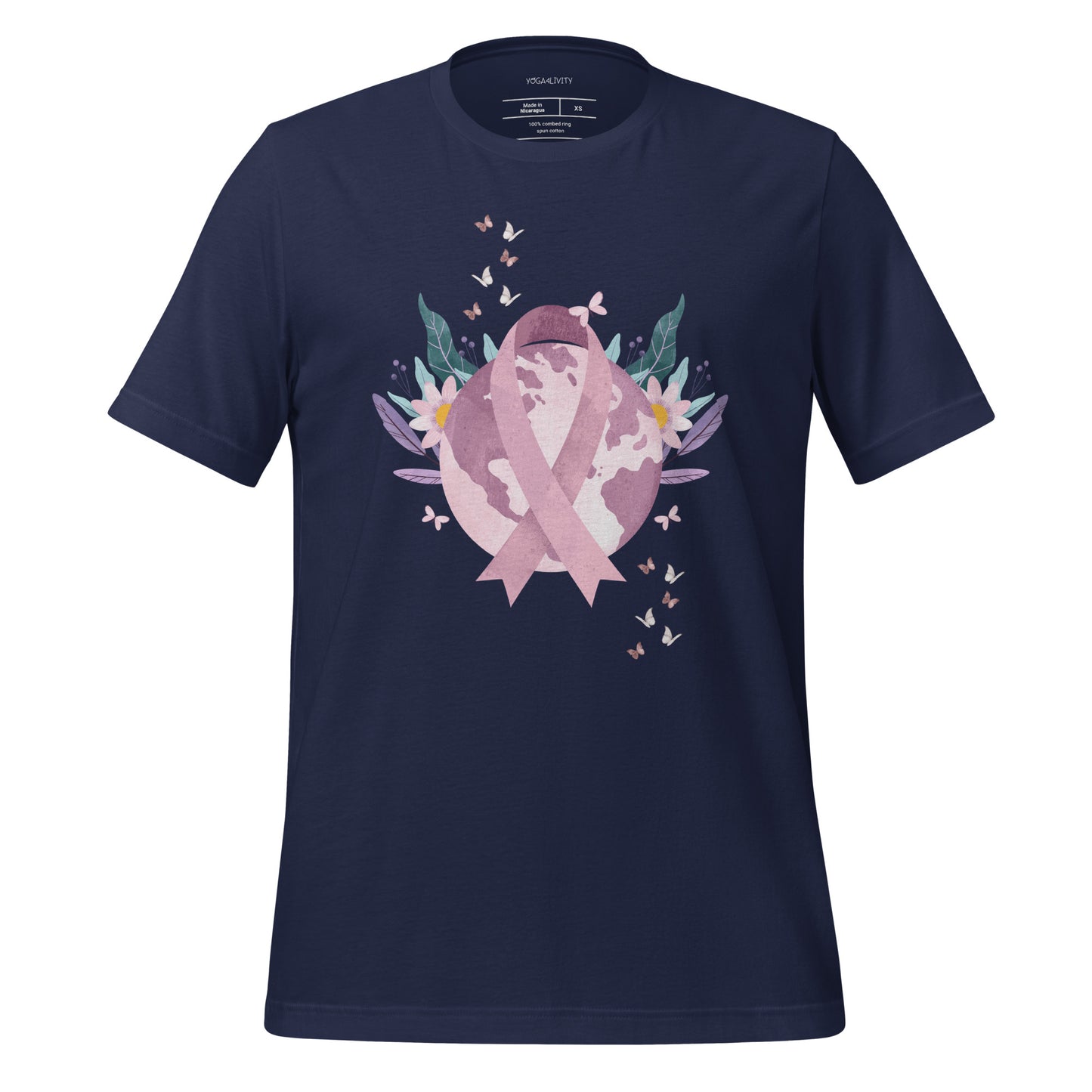 Breast Cancer Awareness Global Peace T-shirt