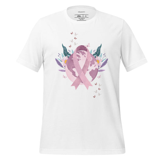 Breast Cancer Awareness Global Peace T-shirt